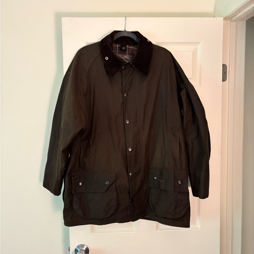Men's Olive Classic Beaufort Waxed Jacket